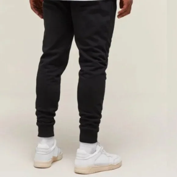 Gymshark Black Athletic CREST slimfit joggers size med - Picture 2 of 8